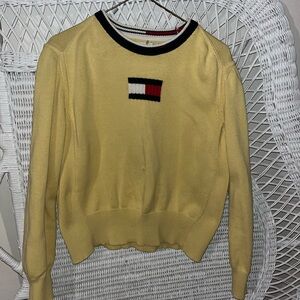 Tommy Hilfiger Yellow Crew Neck Sweater